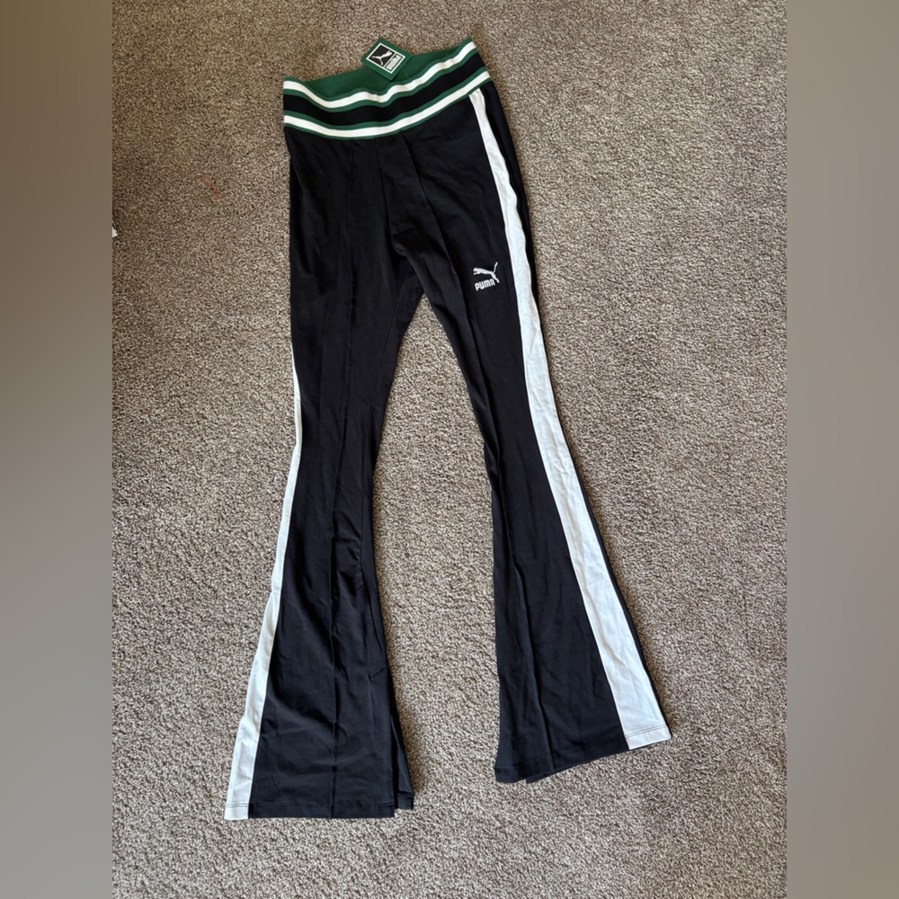 Puma Flare Leg Split hem Leggings Pants